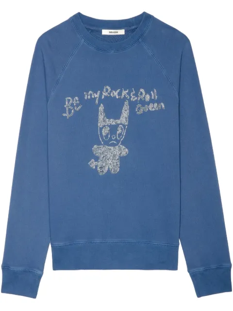 Zadig&Voltaire Devil Queen sweatshirt Blue JWSS01650