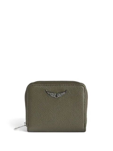 Zadig&Voltaire mini ZV coin purse Green LWSG00004