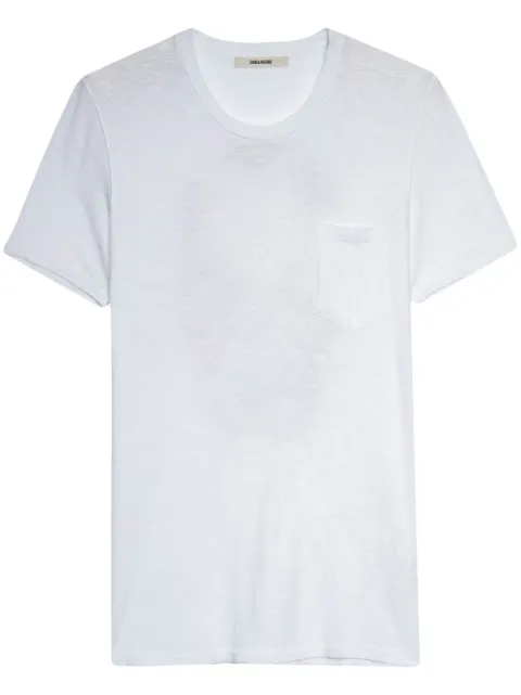 Zadig&Voltaire Stockholm T-shirt White JMTS01708