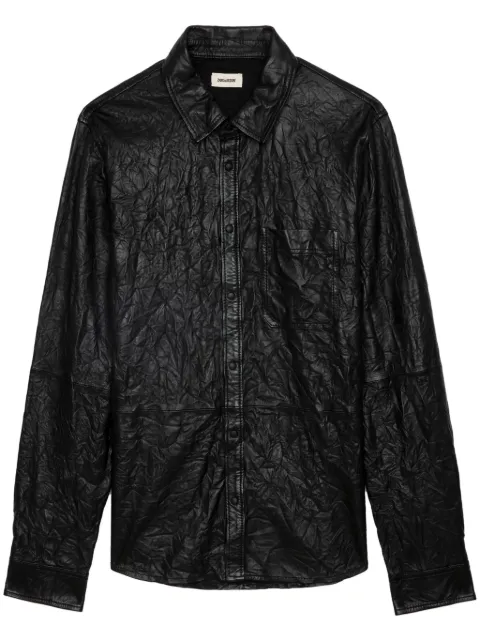 Zadig&Voltaire Serge shirt Black RMSH00013