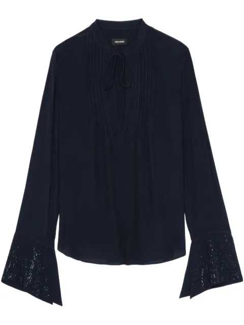 Zadig&Voltaire Taika shirt Blue WWSH02217