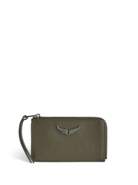 Zadig&Voltaire ZV card holder Green LWSG00011