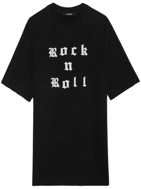 Zadig&Voltaire Grace T-shirt dress Black JWDR01073