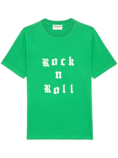 Zadig&Voltaire Edwin Rock and Roll t-shirt Green JWTS02770