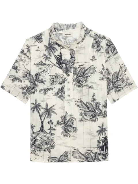 Zadig&Voltaire Topher shirt White WWTO01980