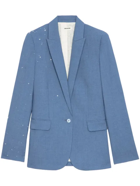 Zadig&Voltaire Strass Valse blazer Blue WWBL01882