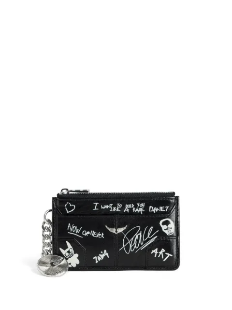 Zadig&Voltaire Sunny card holder Black LWSG03654