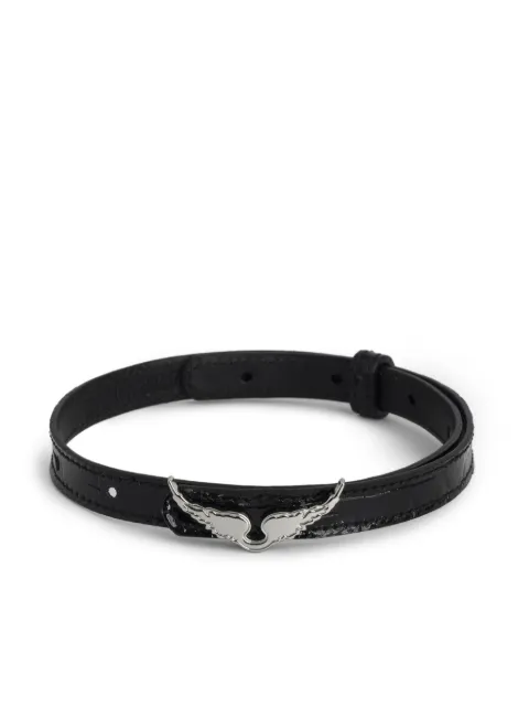 Zadig&Voltaire Rock croco bracelet Black OWJW01751