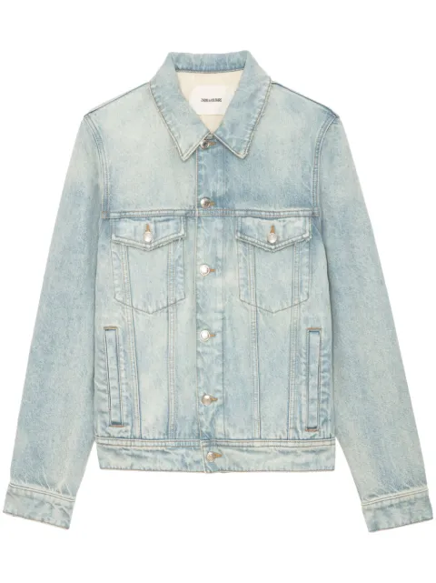 Zadig&Voltaire Bases denim jacket Blue WMOW01402