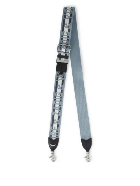 Zadig&Voltaire logo-print strap Blue LWOG02270