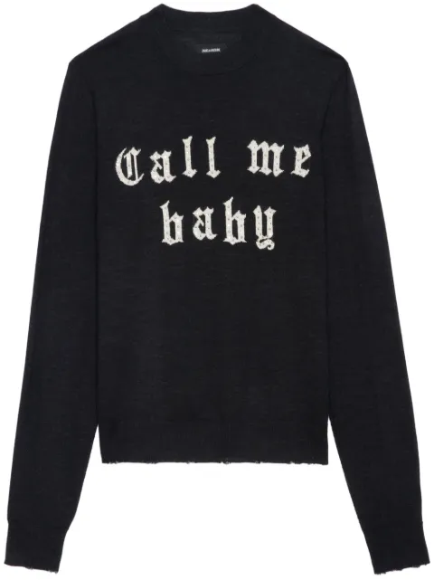 Zadig&Voltaire Ivy jumper Grey KWSW02785