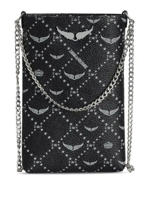 Zadig&Voltaire Rock phone pouch Black LWSG03647