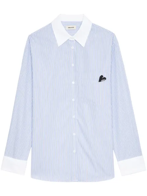 Zadig&Voltaire Morning shirt Blue WWSH02165