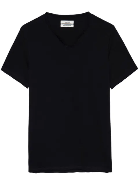 Zadig&Voltaire Monastir Henley T-shirt Black JMTN01631