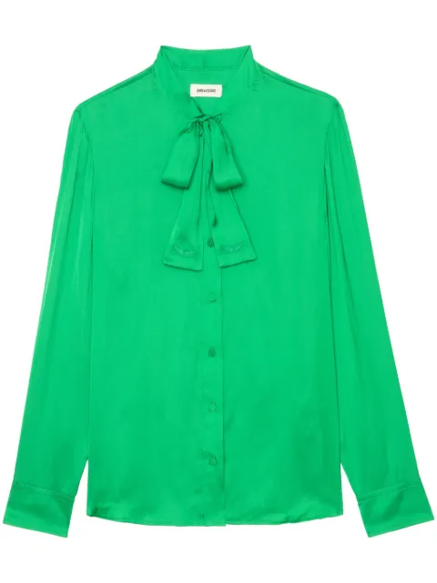 Zadig&Voltaire Tulba blouse Green WWSH02229