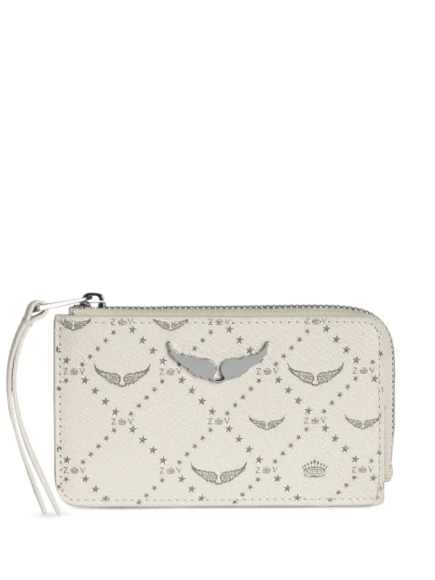 Zadig&Voltaire monogram card holder White LWSG03642
