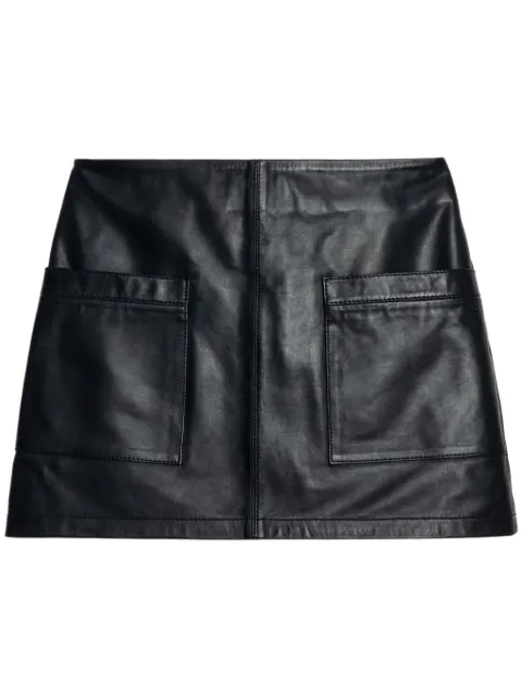 Zadig&Voltaire Jaime leather skirt Black RWSK01065