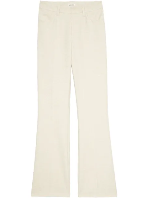 Zadig&Voltaire straight-leg trousers Neutrals WWPA01854