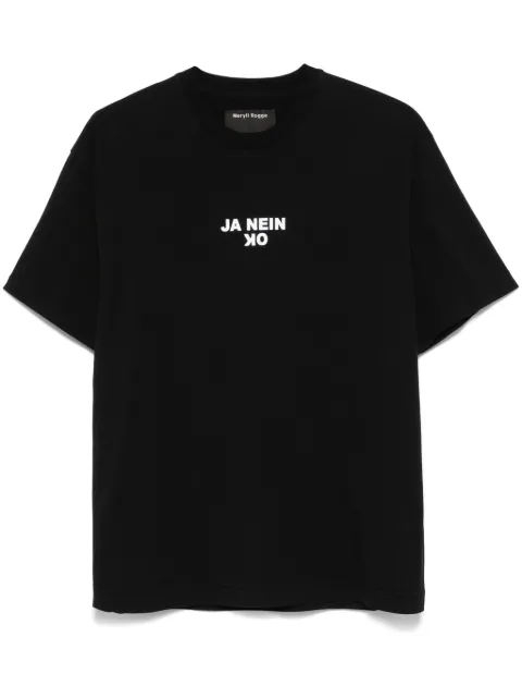 MERYLL ROGGE logo-print T-shirt Black 300326WF24