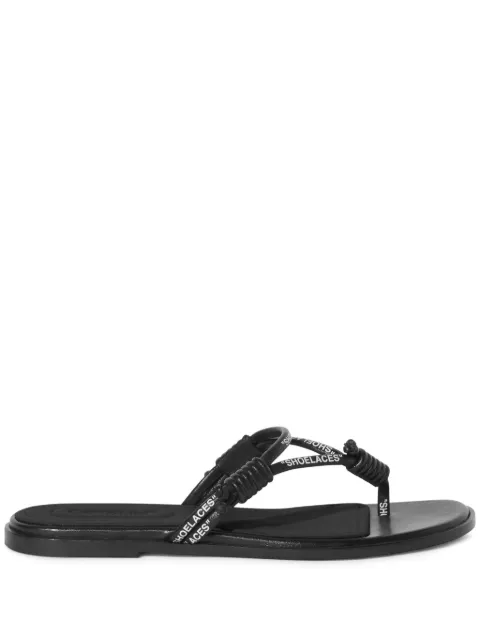 Off-White Sholace sandals Black OWIH05DS25LEA0011001