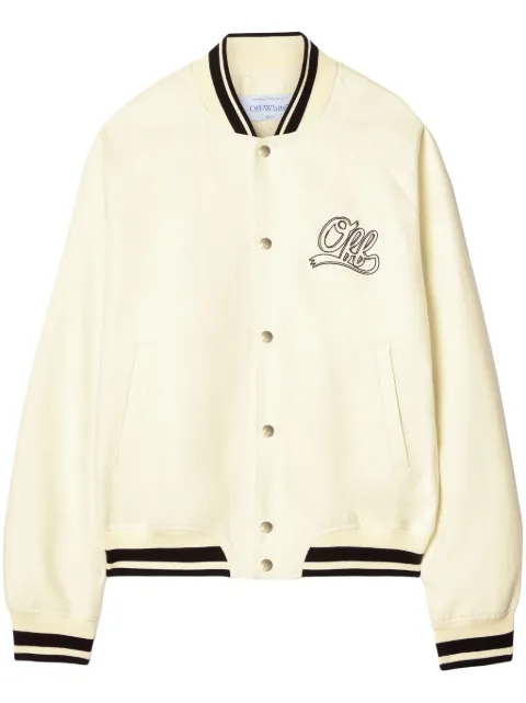 Off-White Off Italic jacket Neutrals OMEH05AS25FAB0010B10
