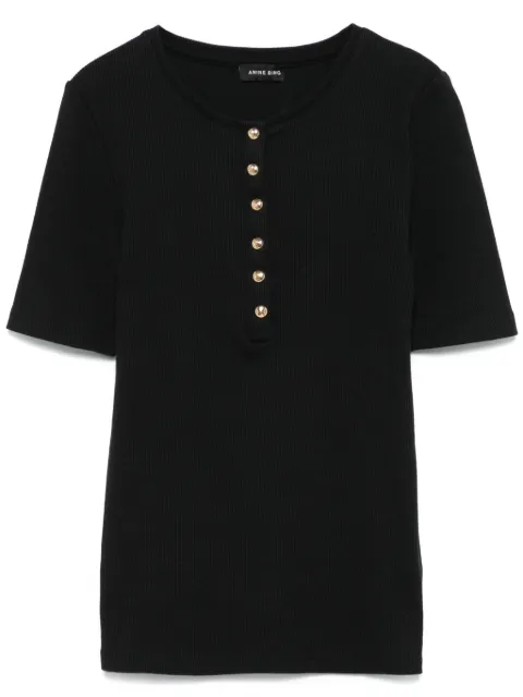 ANINE BING Alessia T-shirt Black A0810315BLK26