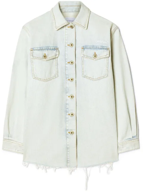 Off-White Fresco Arrow jacket Blue OWYQ004S25DEN0014001