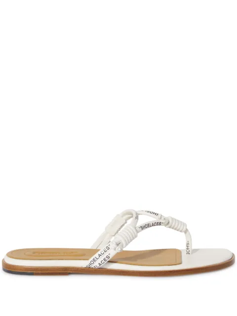 Off-White Sholace sandals White OWIH05DS25LEA0010110