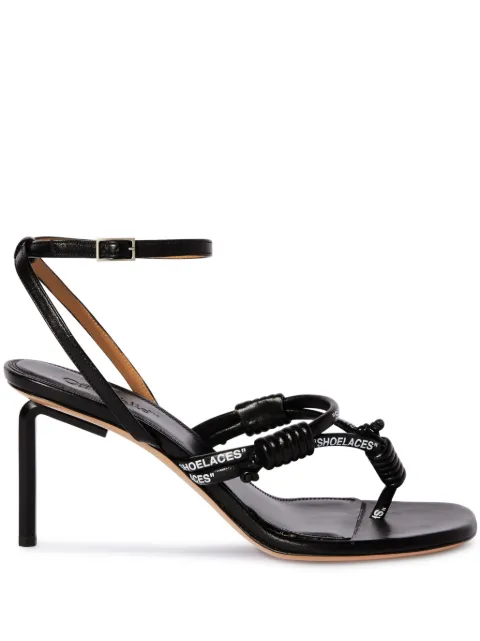 Off-White 70mm Allen sandals Black OWIH05CS25LEA0011010