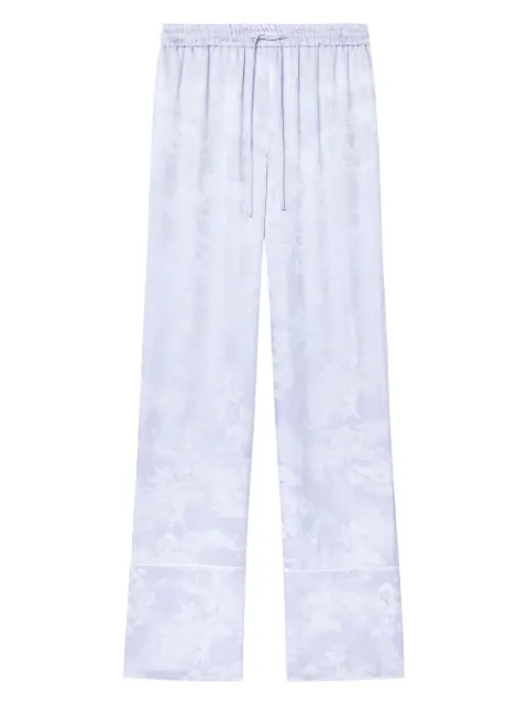 Off-White Fresco-jacquard pyjamas trousers White OWCA18KS25FAB0014201