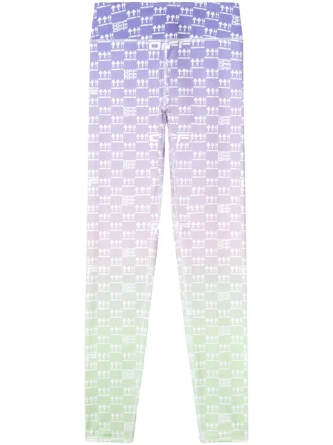 Off-White Double Arrows leggings Purple OWVV018S25JER0018400