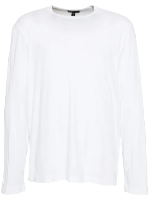 James Perse Lotus T-shirt White MBEL3629