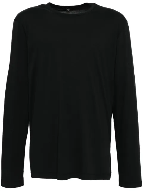 James Perse Lotus T-shirt Black MBEL3629
