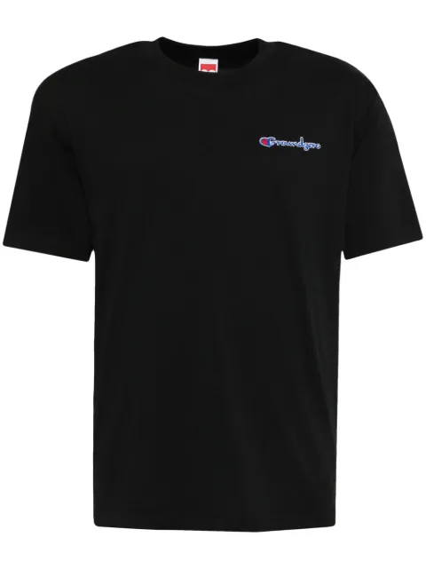 Ground Zero logo print cotton t-shirt Black GZOTEAM003770