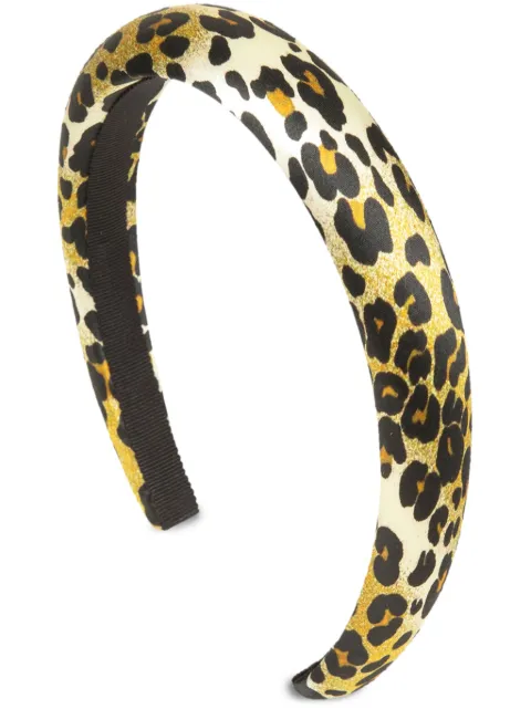 Jennifer Behr Tori headband Yellow 15BA2LEOPARDPRINT