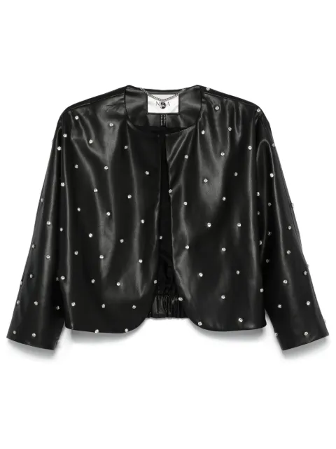 NISSA crystal-embellished jacket Black J15308