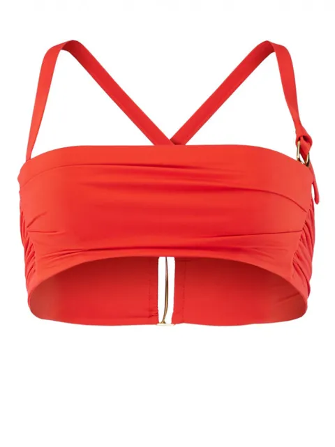 Jacquemus bandeau bikini top Orange 241SW0362294750