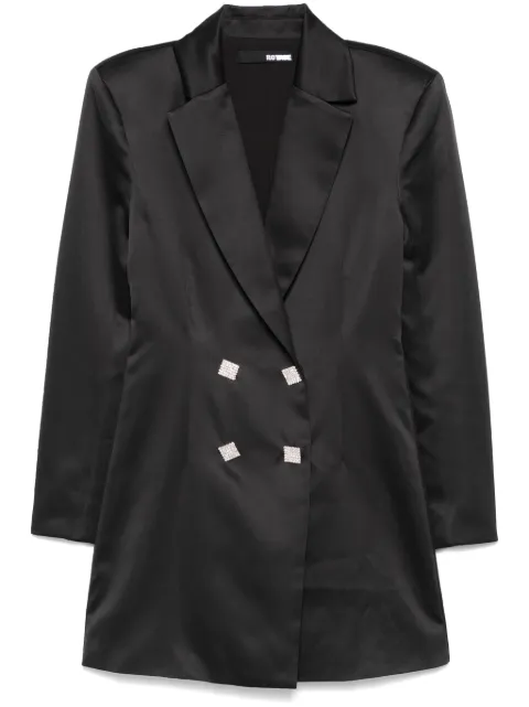 ROTATE BIRGER CHRISTENSEN satin mini dress Black 113645