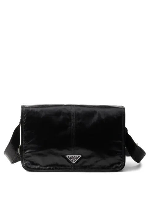 Prada leather shoulder bag Black 2VD073VOOO2CYR