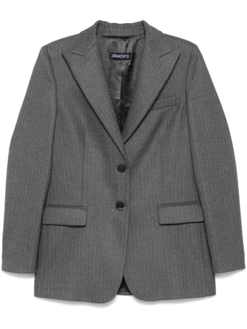 DRHOPE pinstriped blazer Grey 43254312