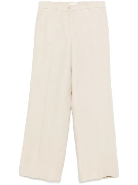 P.A.R.O.S.H. linen trousers Neutrals BETULLAD232290