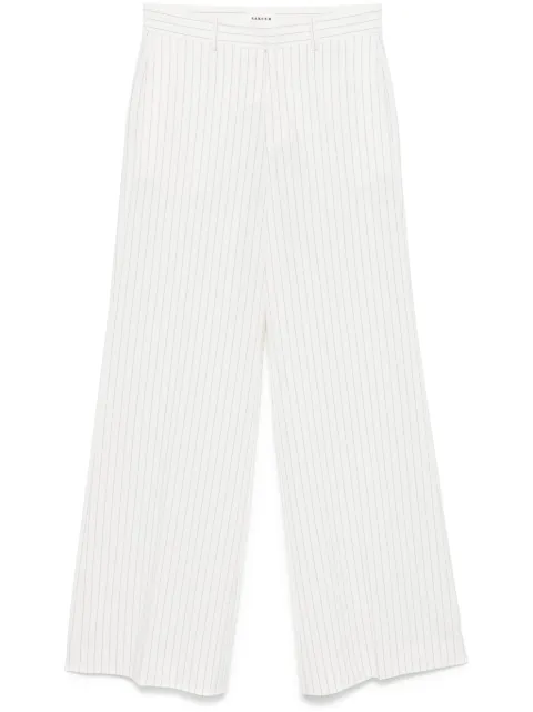 P.A.R.O.S.H. pinstriped trousers White LIBRAD232245