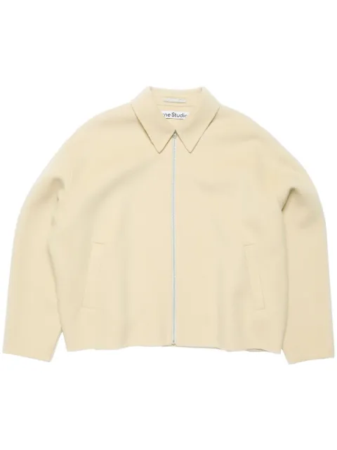 Acne Studios wool zip-up jacket Neutrals B90699