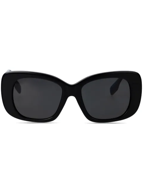 Burberry Eyewear logo oversized sunglasses Black 0BE4410300187