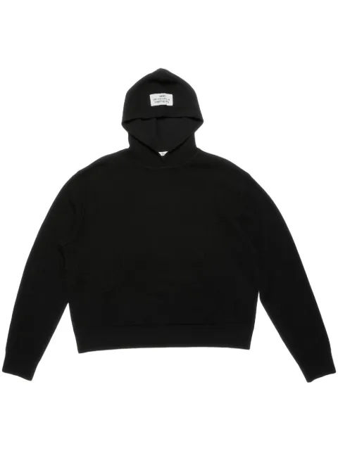 Acne Studios appliqué hoodie Black B60353