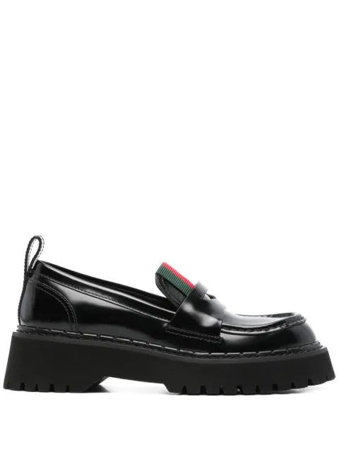 Gucci Web-detail loafers Black 806399PCEXAADIX