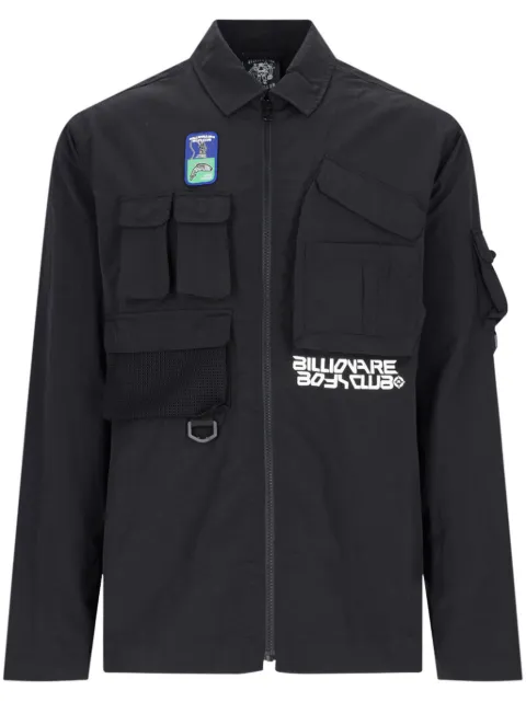 Billionaire Boys Club multi-pocket shirt jacket Black B24239