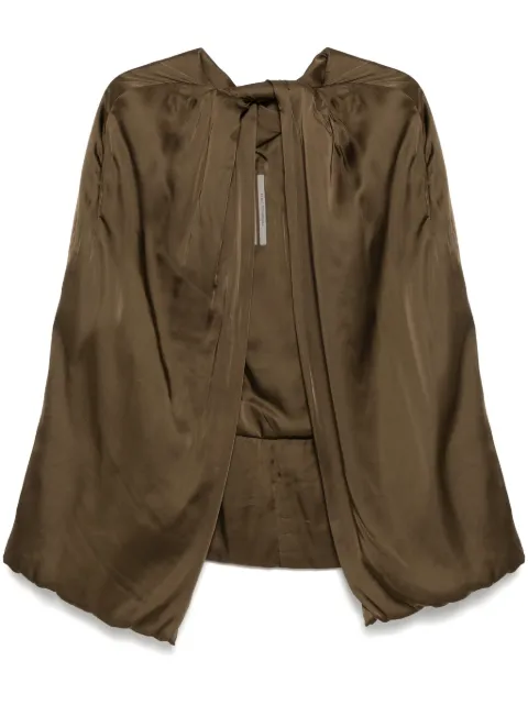 Rick Owens Masto cape Brown RO02D3788SCH