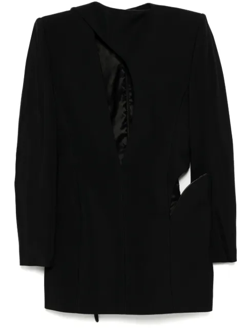 Mugler cut-out tailored dress Black 24W1RO1685182