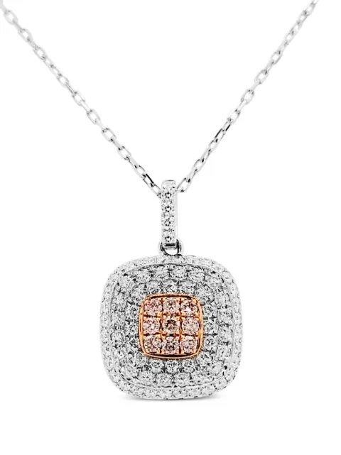 HYT Jewelry 18k white gold diamond necklace White P164HR